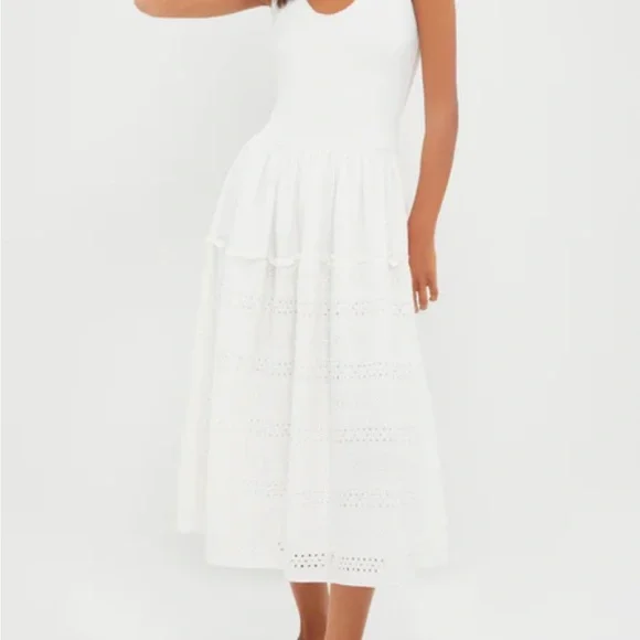 Tuckernuck White Casey Midi Dress - Picture 1 of 5